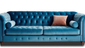 Blue Tufted Sofas