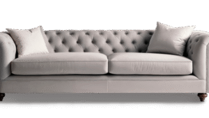 Grey Camelback Sofa