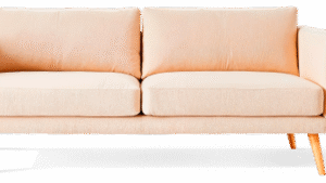 Cream Two-Seater Sofas
