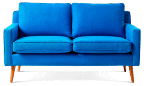 Blue Two-Seater Sofas