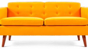 Yellow Two-Seater Sofas
