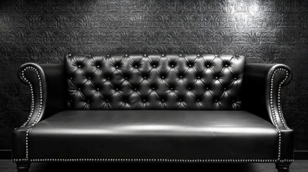 Black Tufted Sofas