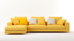 Yellow L-Shaped Sofas