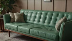 Green Mid-Century Modern Sofas