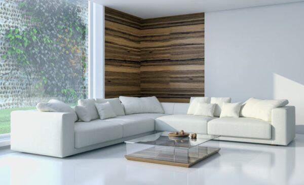 White L-Shaped Sofas