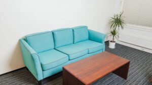 Blue Three-Seater Sofas