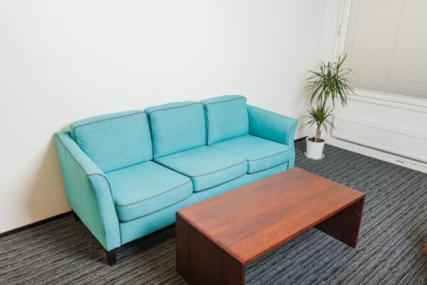 Blue Three-Seater Sofas