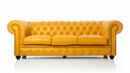 Yellow Camelback Sofa